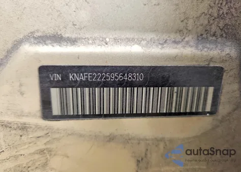 2009 Kia Spectra Ex z USA, uszkodzony, nr VIN KNAFE222595648310